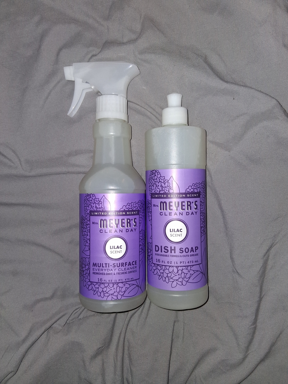 Mrs. Meyer's Clean Day Lilac Multi-Surface Cleaner & Dish Soap Duo